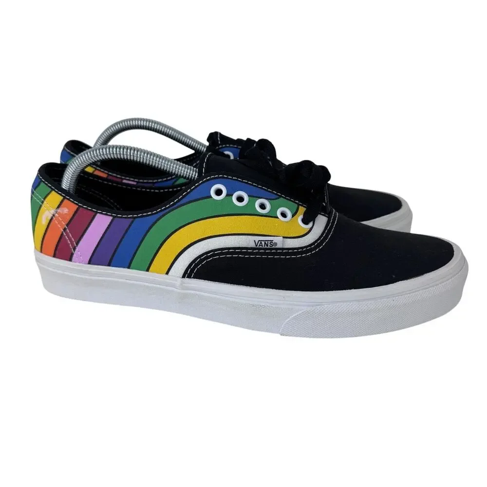 Vans Old Skool Rainbow Refract Skateboard Shoes Size 11.5 Mens 13 Womens Pride